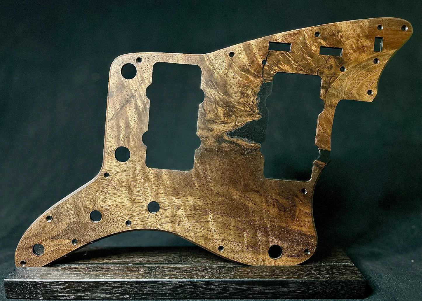 Figured Walnut Fender Jazzmaster Pickguard
