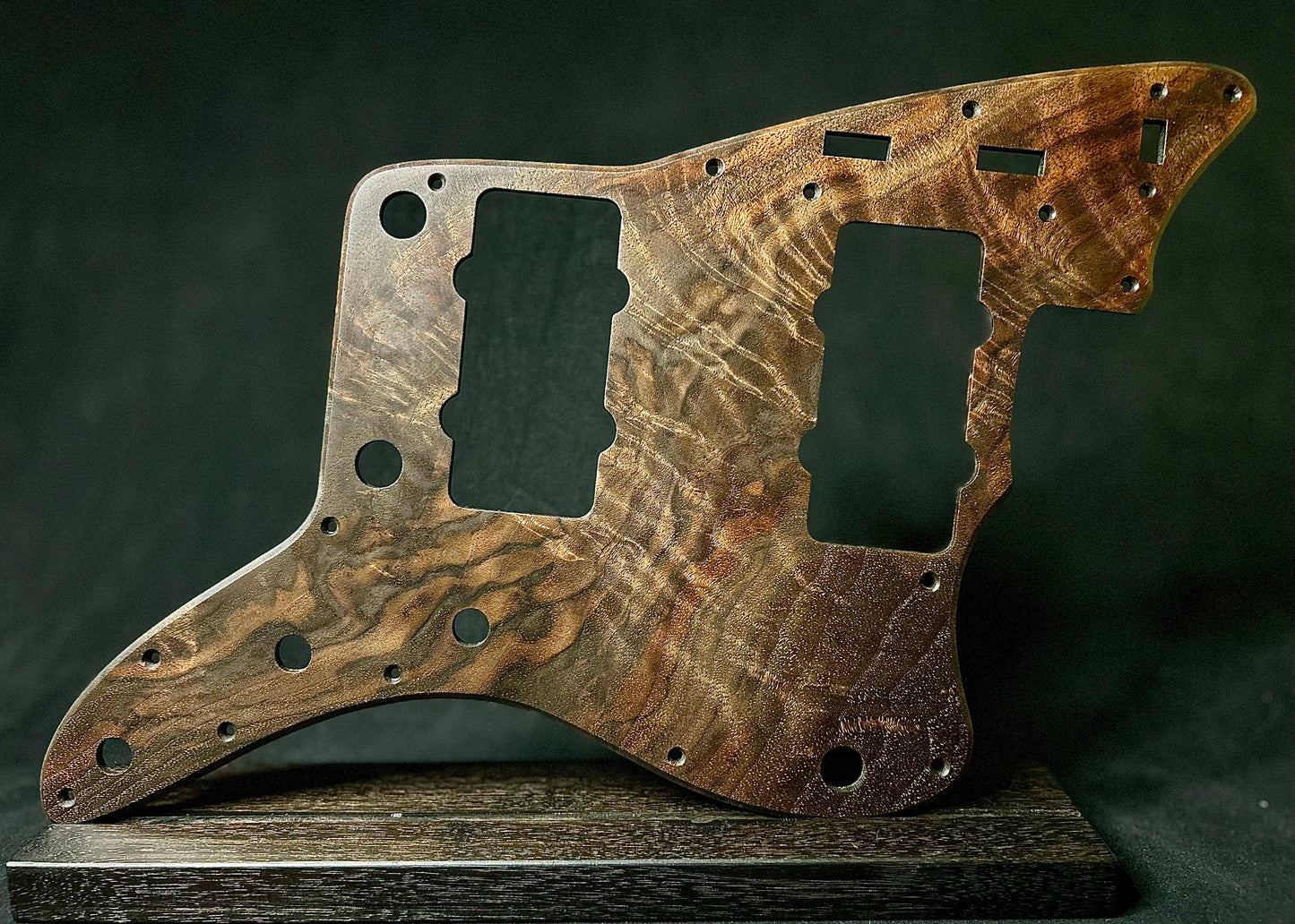 Figured Walnut Fender Jazzmaster Pickguard