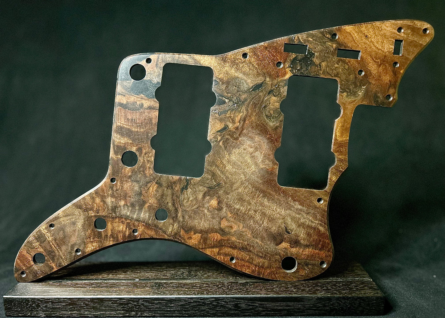 Figured Walnut Fender Jazzmaster Pickguard