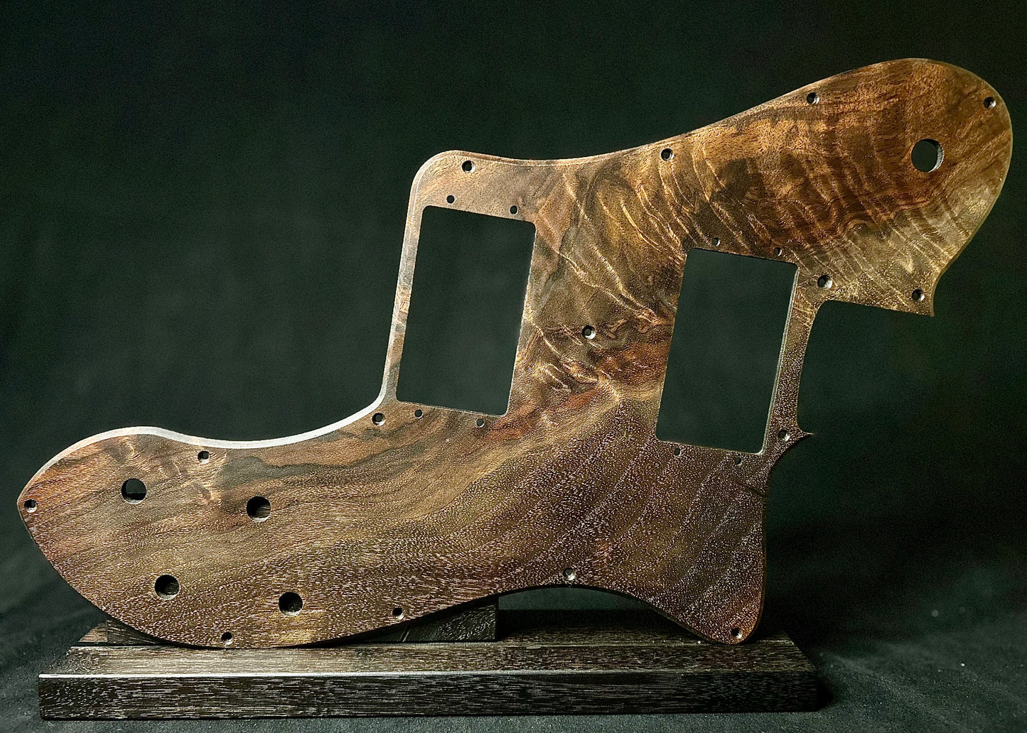 Figured Walnut Fender 72 Telecaster Deluxe Pickguard
