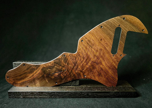 Figured Black Walnut 69 Telecaster Thinline Pickguard