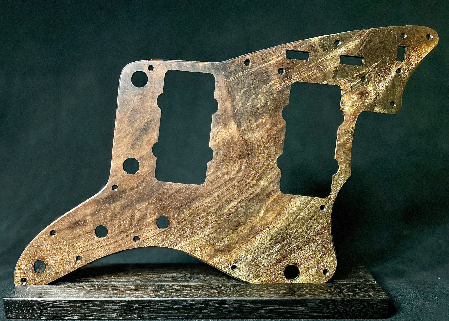 Figured Walnut Fender Jazzmaster Pickguard