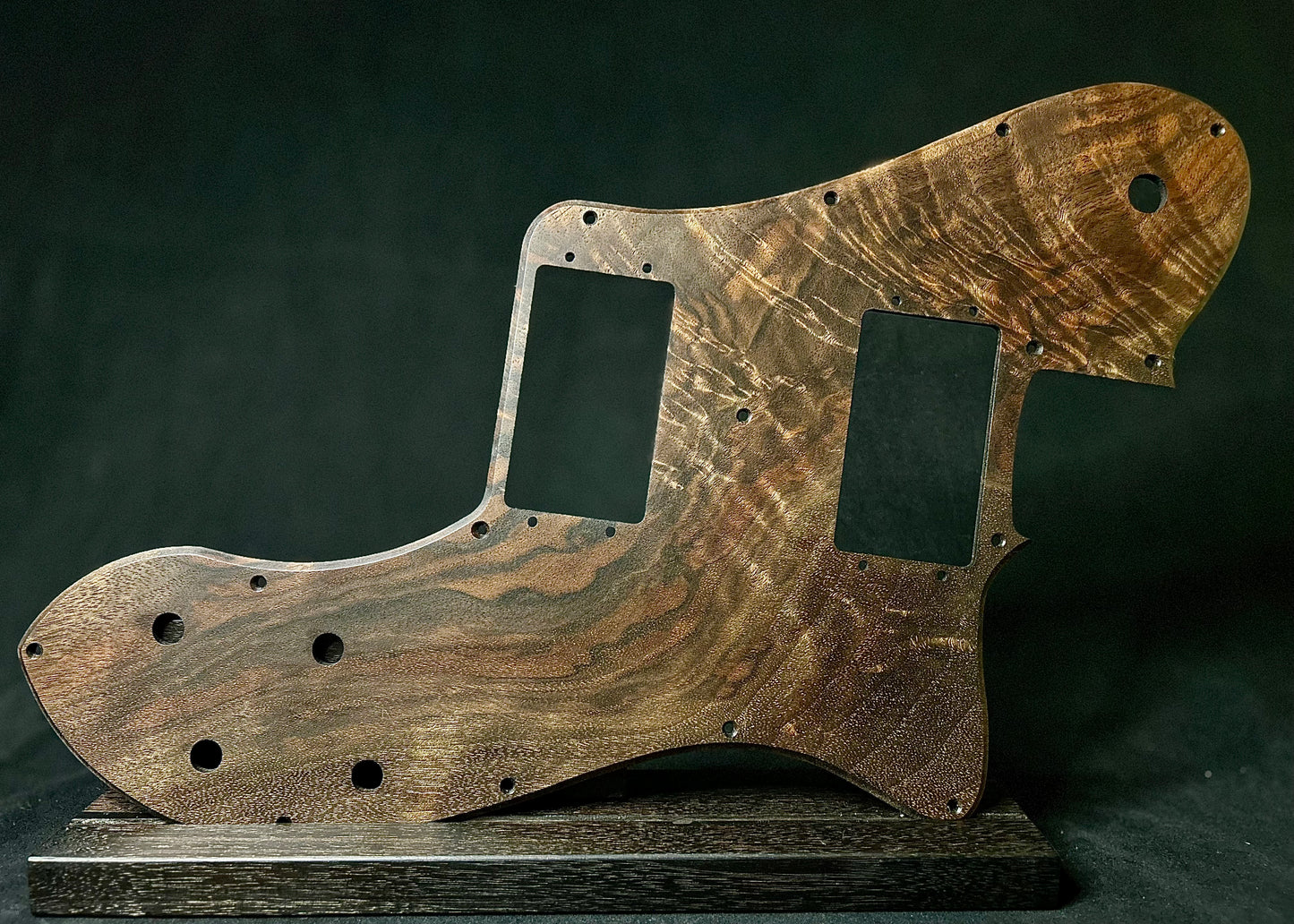 Figured Walnut Fender 72 Telecaster Deluxe Pickguard