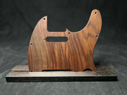 Black Walnut Fender Telecaster Pickguard
