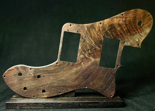 Figured Walnut Fender 72 Telecaster Deluxe Pickguard