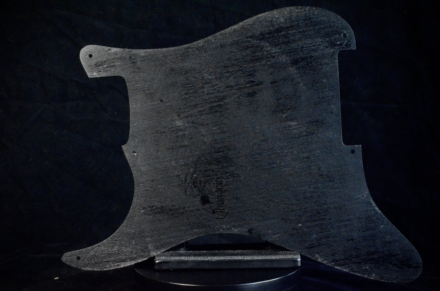 Fender Stratocaster Distressed Black Pickguard