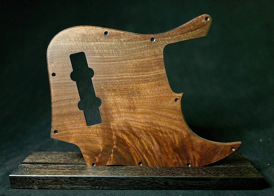 Figured Walnut Fender Jazz Bass Pickguard
