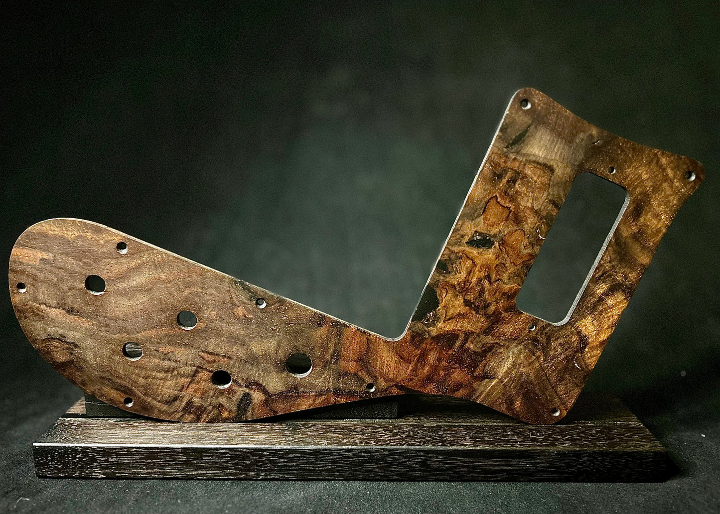 Figured Black Walnut Rickenbacker 4001/4003 Pickguard