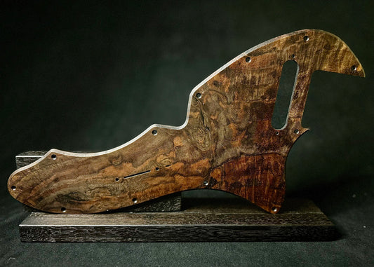 Figured Black Walnut 69 Telecaster Thinline Pickguard