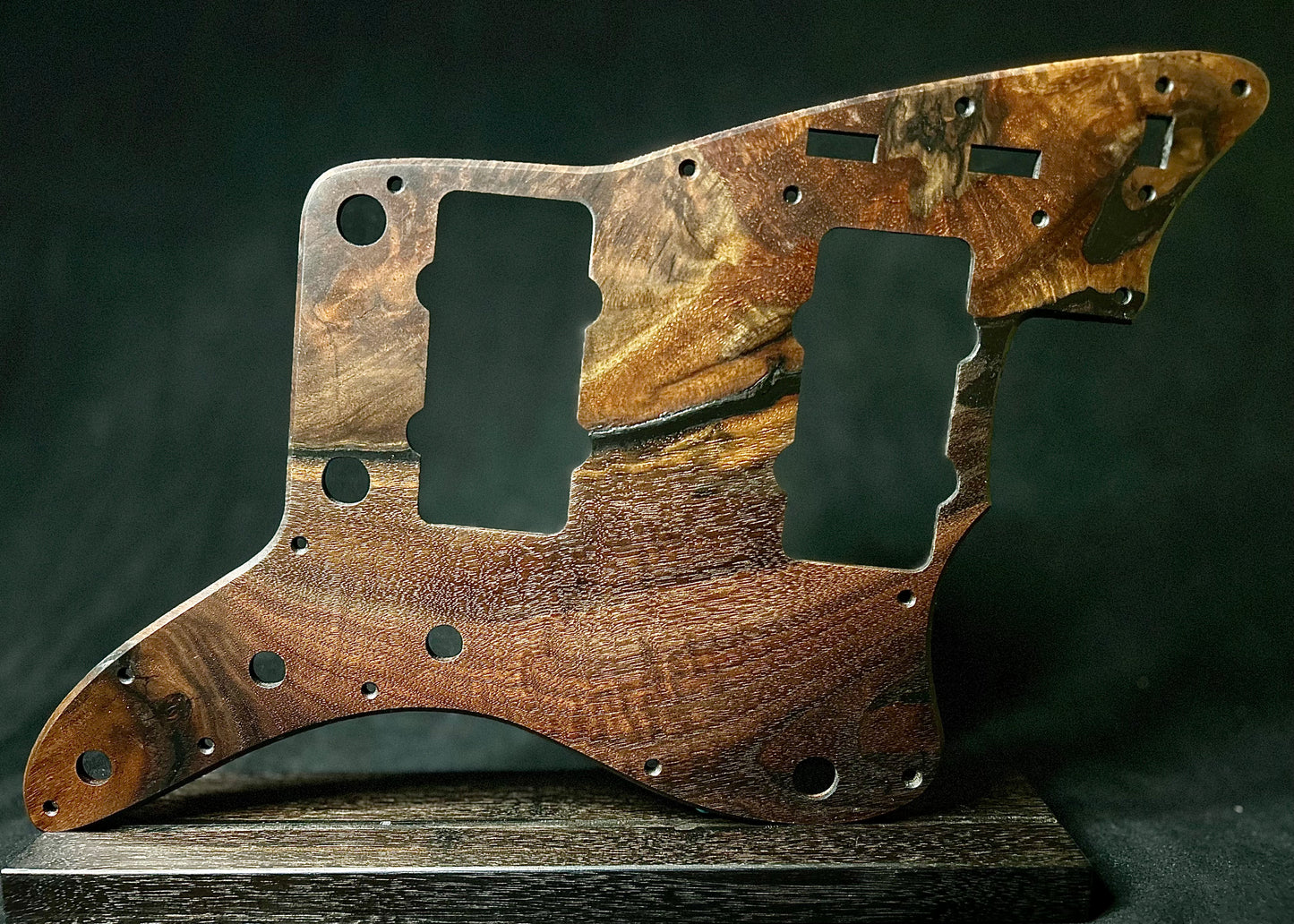 Figured Walnut Fender Jazzmaster Pickguard