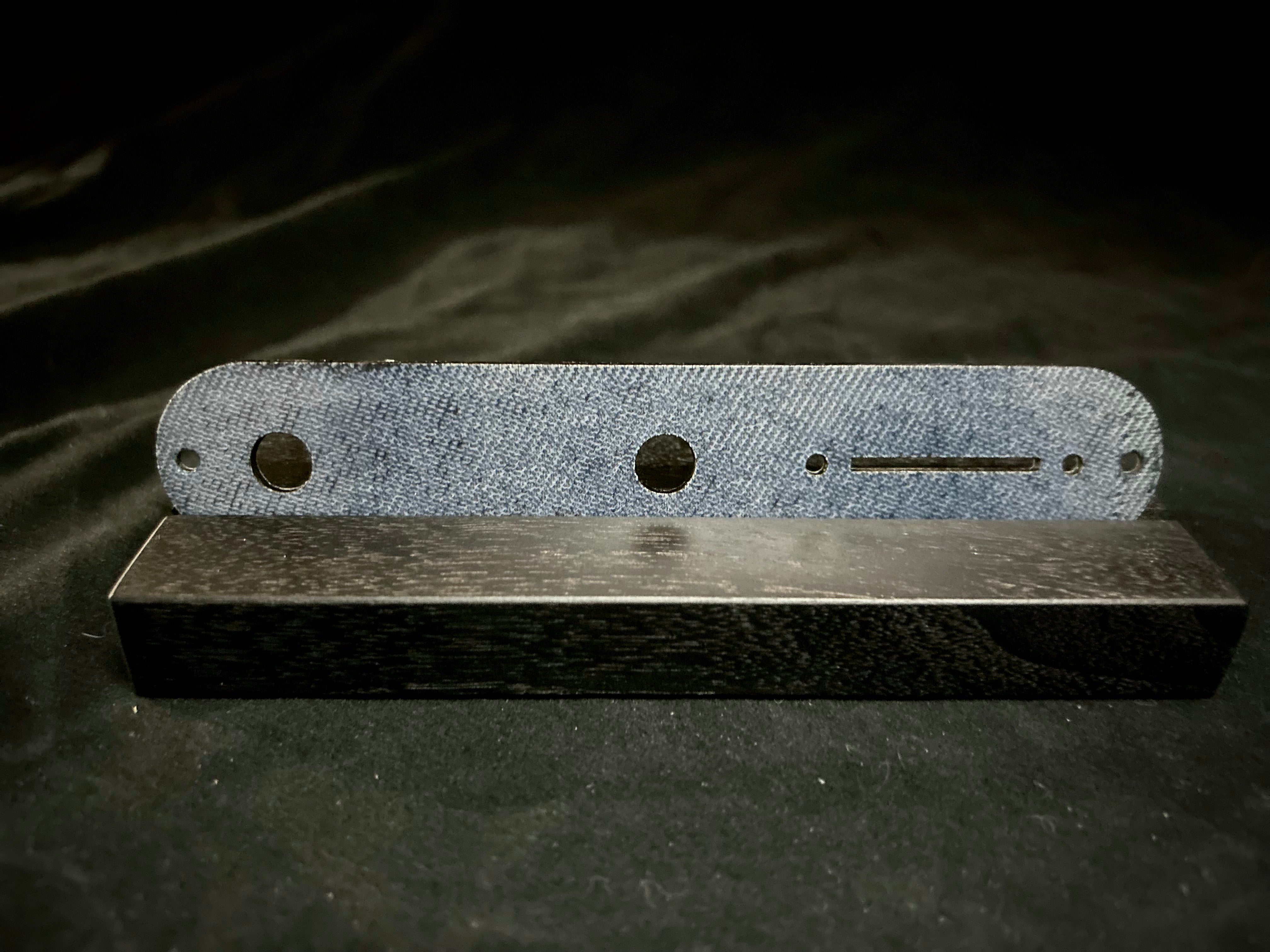 Polished Denim Fender Telecaster Control Plate – Lohengrin Woodworks
