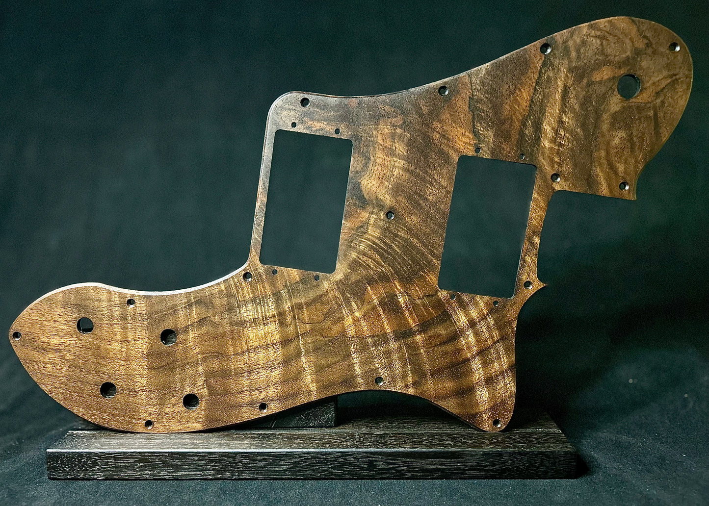 Figured Walnut Fender 72 Telecaster Deluxe Pickguard