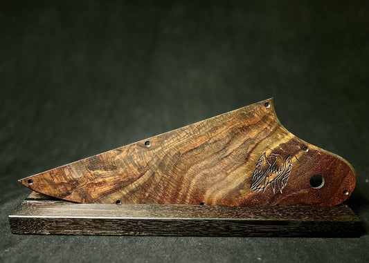 Figured Black Walnut Gibson Firebird Pickguard