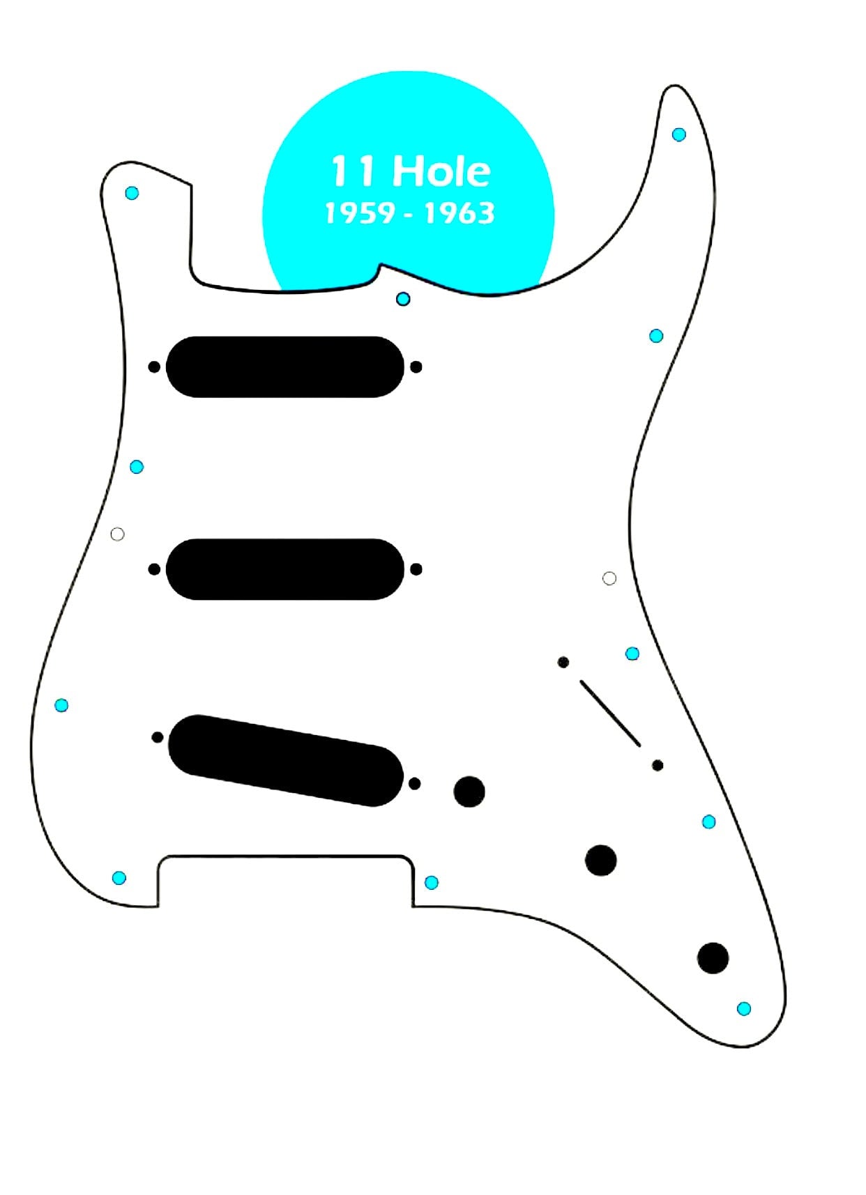 Fender Stratocaster Pickguard